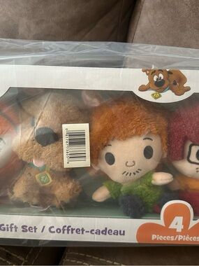 Scooby-Doo Plush Set Featuring Scooby with Collar Tag - Green & Brown